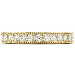 Hearts On Fire Diamond Bar Milgrain Band