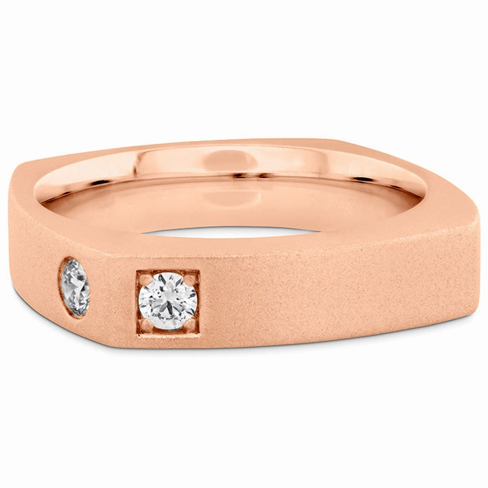 Hearts On Fire Distinguished Sandblasted Diamond Ring