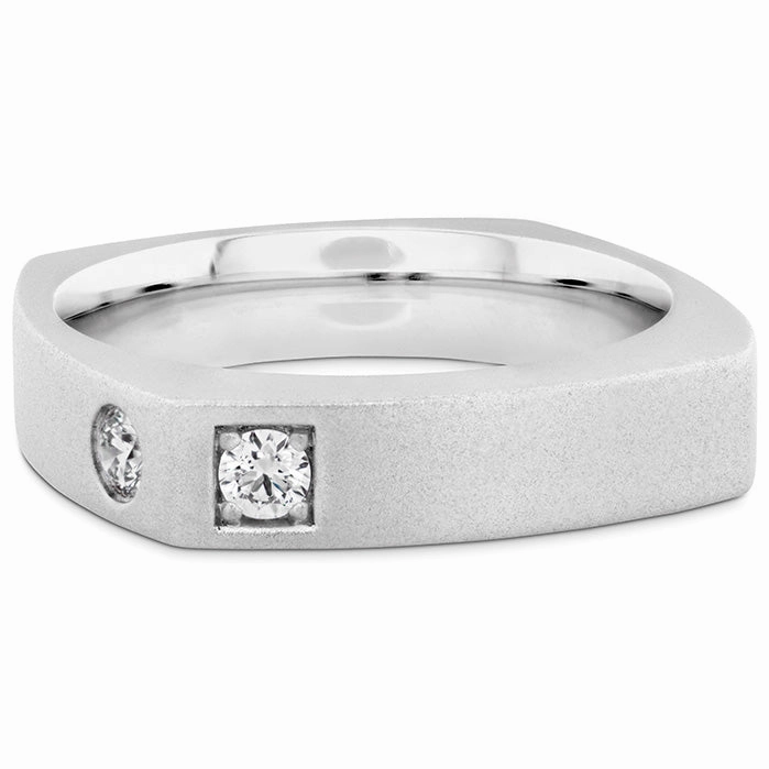 Hearts On Fire Distinguished Sandblasted Diamond Ring