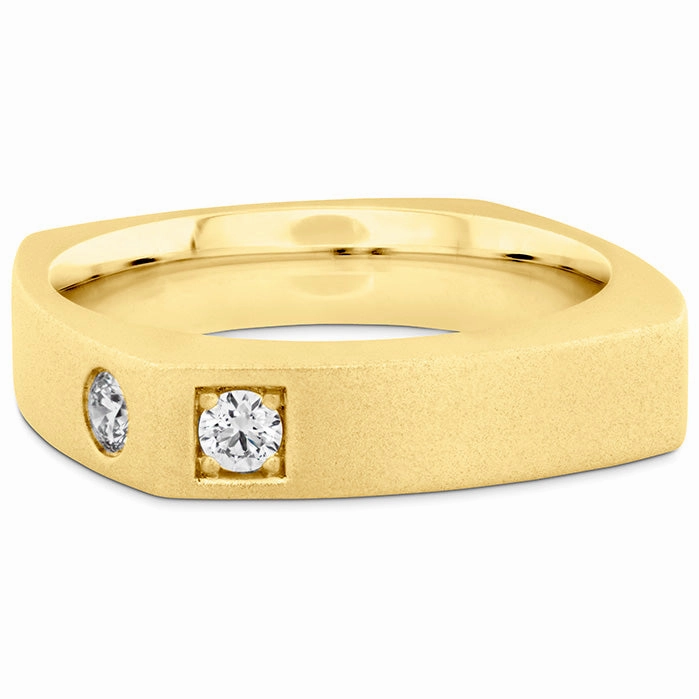 Hearts On Fire Distinguished Sandblasted Diamond Ring