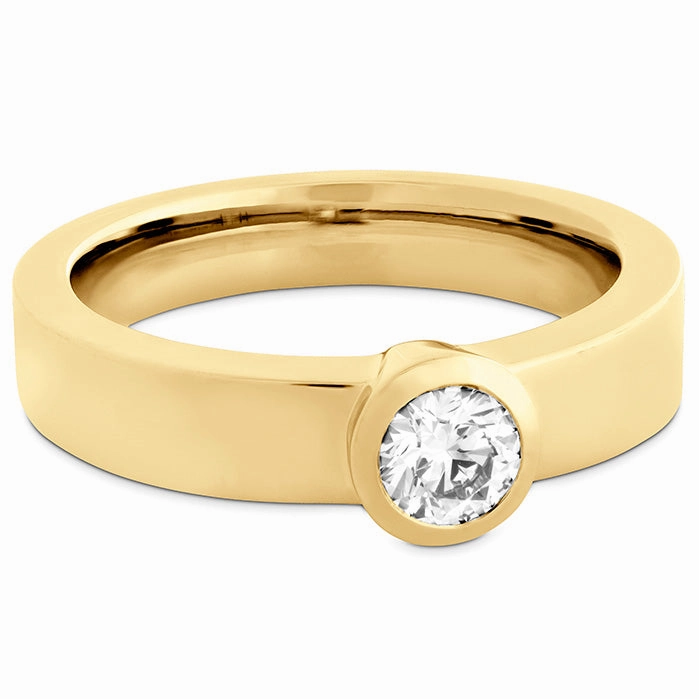 Hearts On Fire Distinguished Single Bezel Diamond Ring