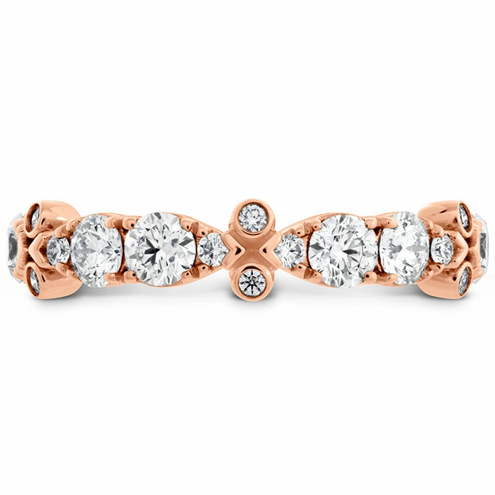 Hearts On Fire Double Teardrop Bezel Diamond Band