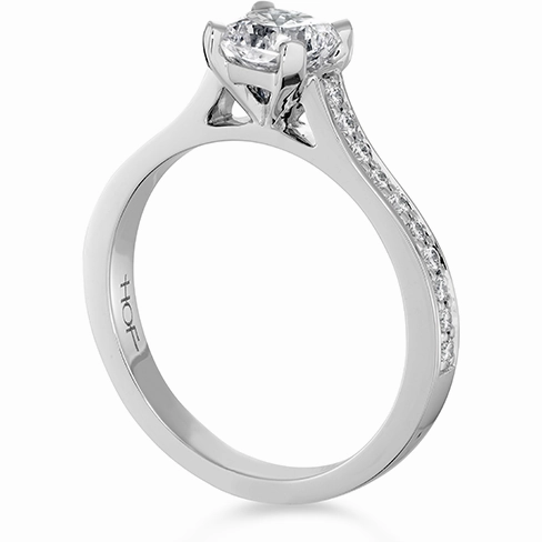 Hearts On Fire Enticement Channel Dream Diamond Engagement Ring