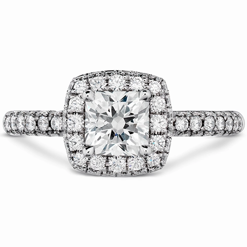 Hearts On Fire Euphoria Dream Pave Diamond Engagement Ring