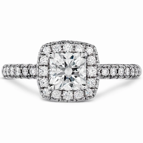 Hearts On Fire Euphoria Dream Pave Diamond Engagement Ring
