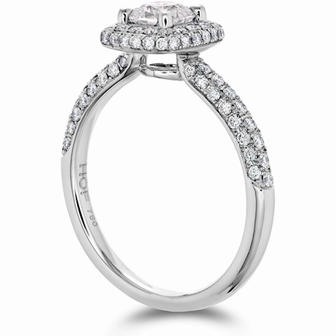Hearts On Fire Euphoria Dream Pave Diamond Engagement Ring
