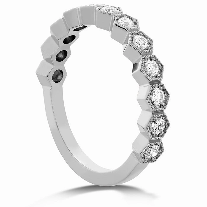 Hearts On Fire Hex Diamond Band