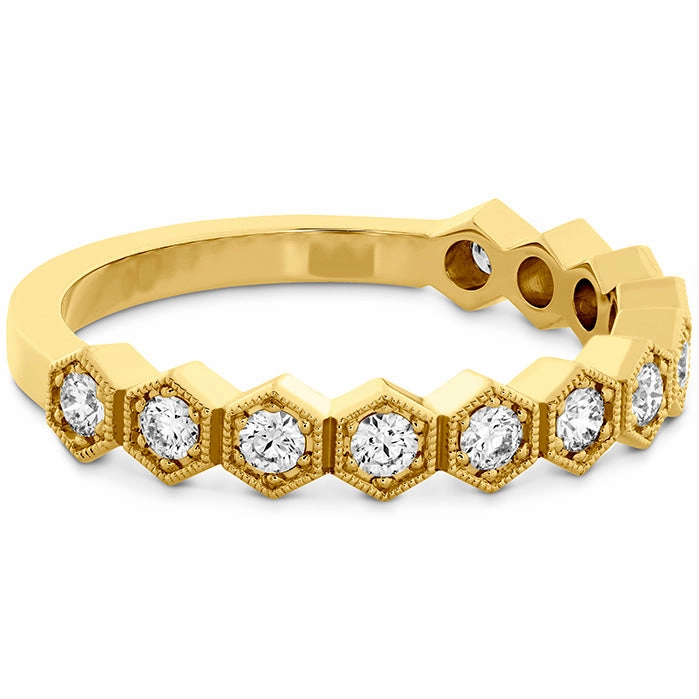 Hearts On Fire Hex Diamond Band
