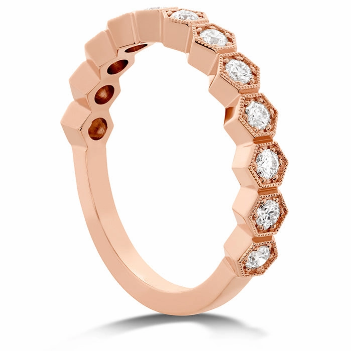 Hearts On Fire Hex Diamond Band