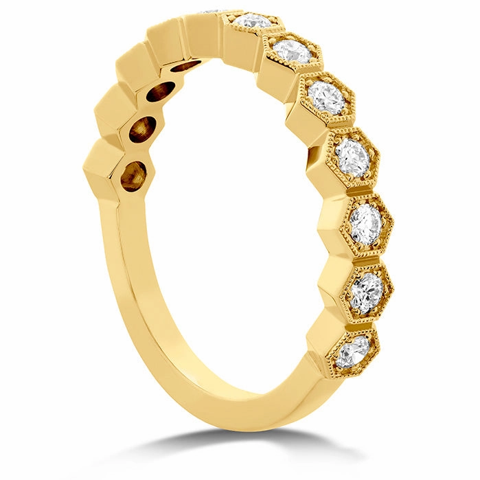 Hearts On Fire Hex Diamond Band