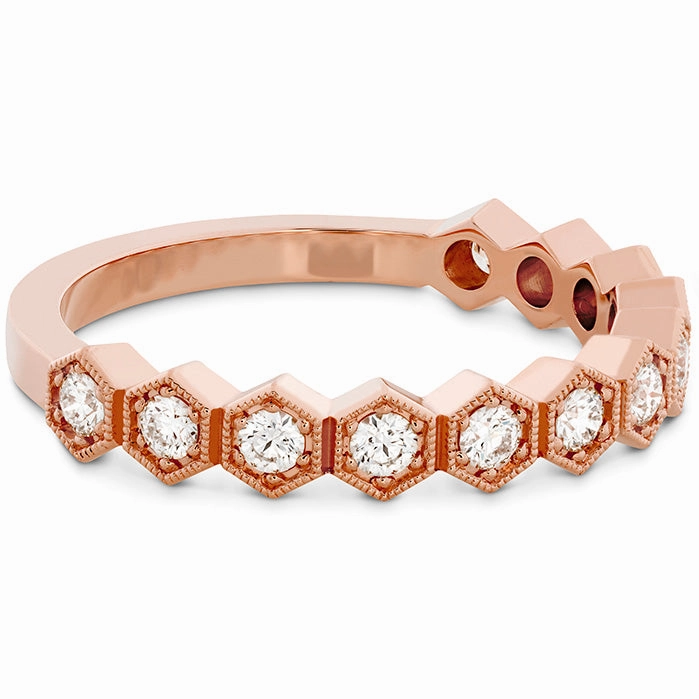Hearts On Fire Hex Diamond Band