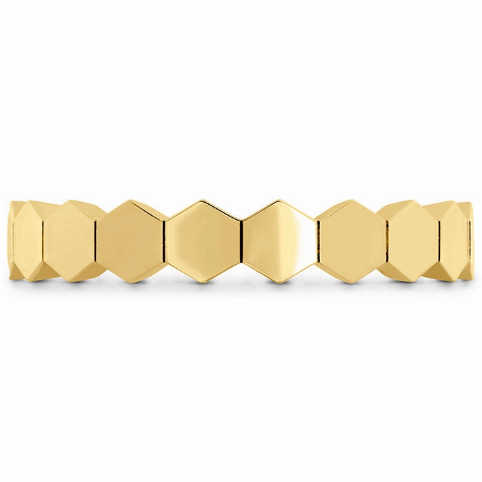 Hearts On Fire Hex Metal Eternity Band
