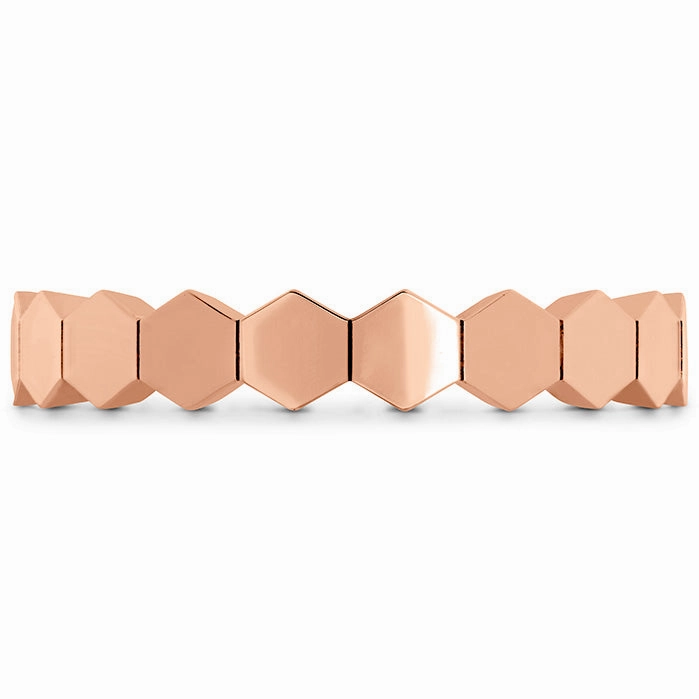 Hearts On Fire Hex Metal Eternity Band