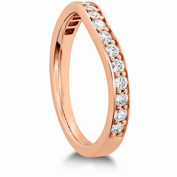 Hearts On Fire Hexagonal Curved Diamond Band