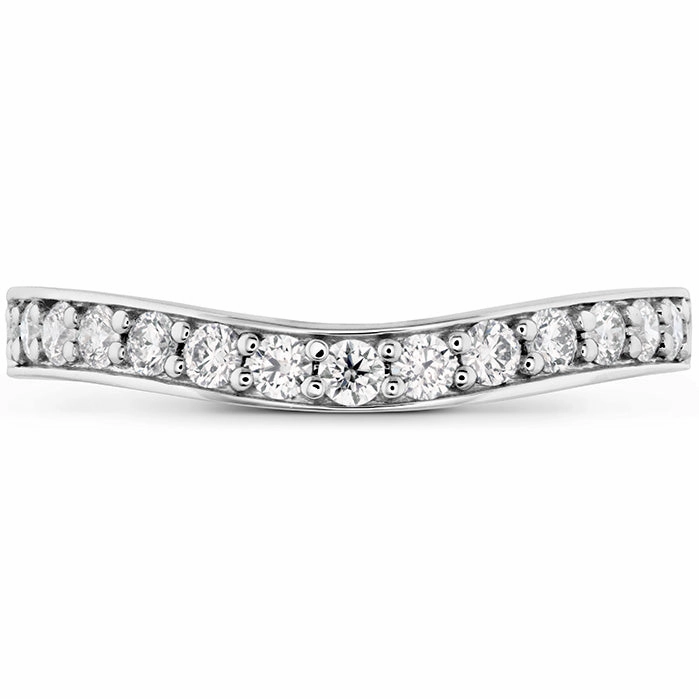 Hearts On Fire Hexagonal Curved Diamond Band