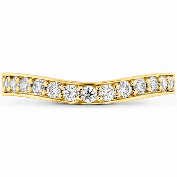 Hearts On Fire Hexagonal Curved Diamond Band