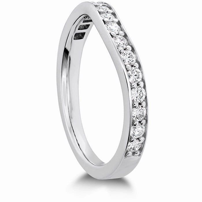 Hearts On Fire Hexagonal Curved Diamond Band