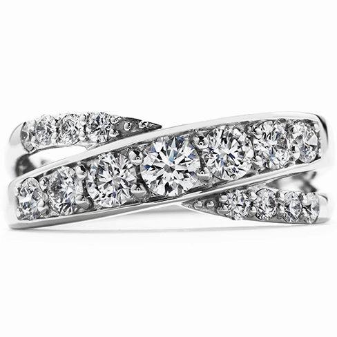 Hearts On Fire Intermingle Double Right Hand Diamond Ring