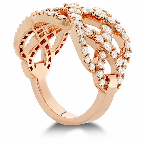 Hearts On Fire Intertwining Diamond Right Hand Ring