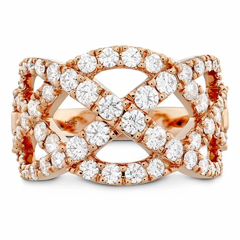Hearts On Fire Intertwining Diamond Right Hand Ring