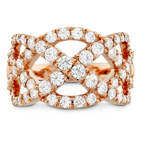Hearts On Fire Intertwining Diamond Right Hand Ring
