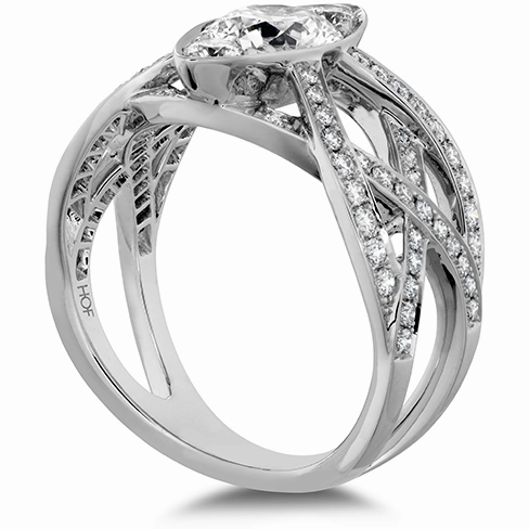 Hearts On Fire Intertwining Regal Diamond Engagement Ring