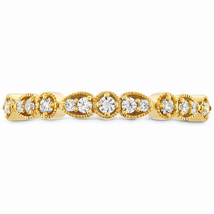 Hearts On Fire Isabelle Teardrop Milgrain Diamond Band