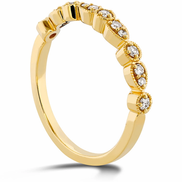 Hearts On Fire Isabelle Teardrop Milgrain Diamond Band