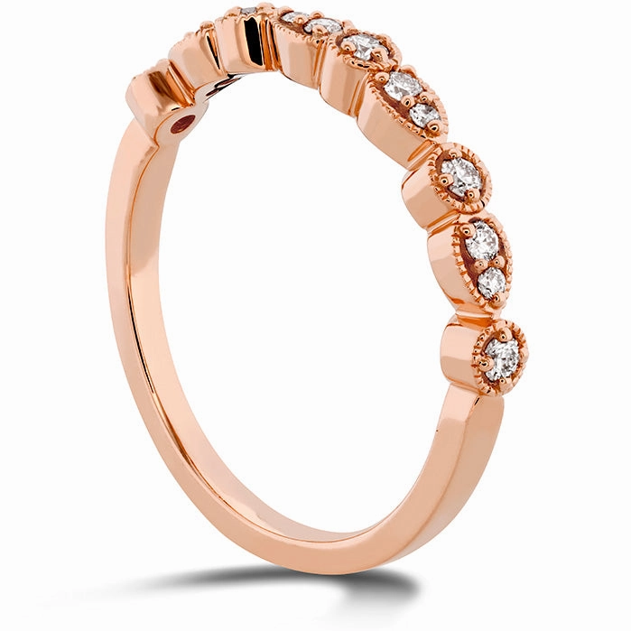 Hearts On Fire Isabelle Teardrop Milgrain Diamond Band