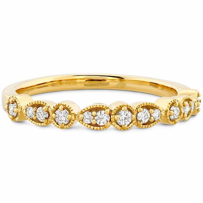 Hearts On Fire Isabelle Teardrop Milgrain Diamond Band