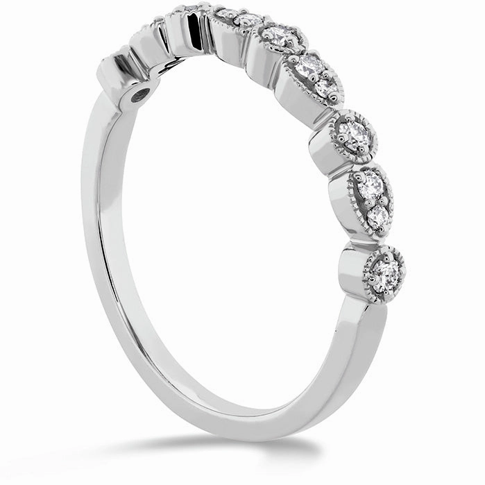 Hearts On Fire Isabelle Teardrop Milgrain Diamond Band
