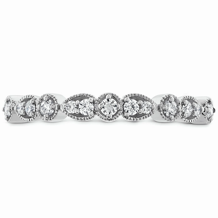 Hearts On Fire Isabelle Teardrop Milgrain Diamond Band