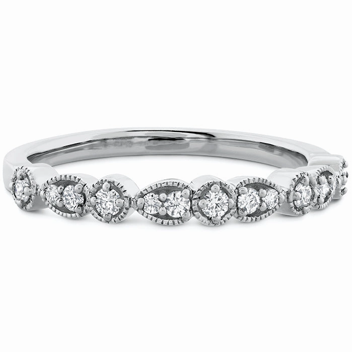 Hearts On Fire Isabelle Teardrop Milgrain Diamond Band