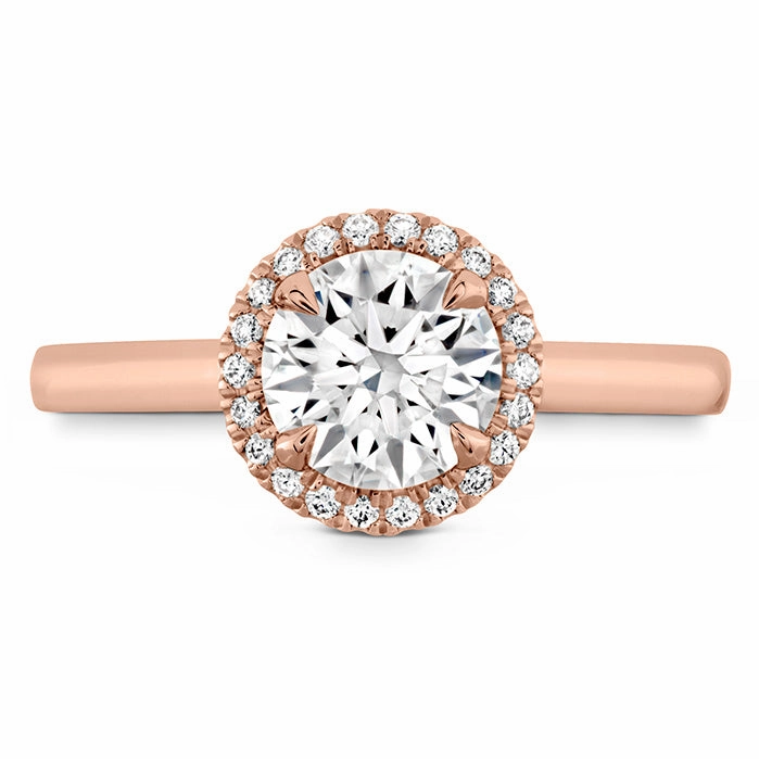 Hearts On Fire Juliette Halo Diamond Engagement Ring