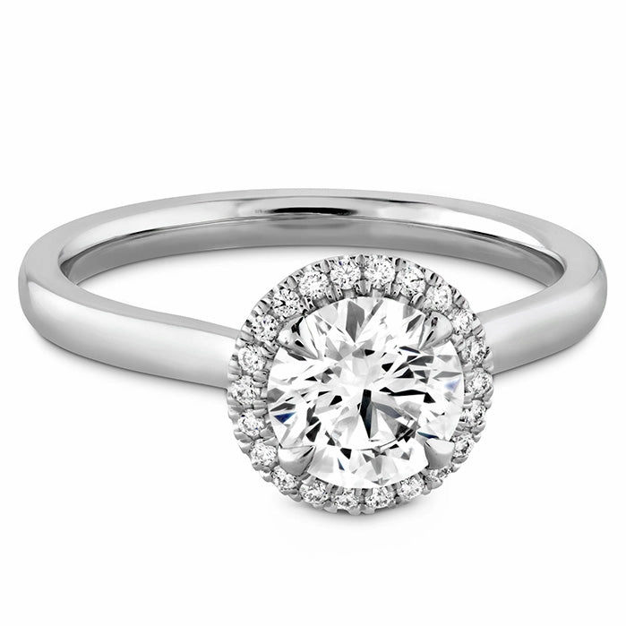 Hearts On Fire Juliette Halo Diamond Engagement Ring
