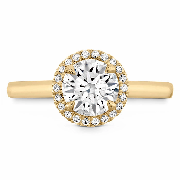 Hearts On Fire Juliette Halo Diamond Engagement Ring