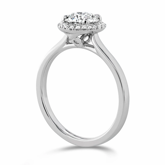Hearts On Fire Juliette Halo Diamond Engagement Ring