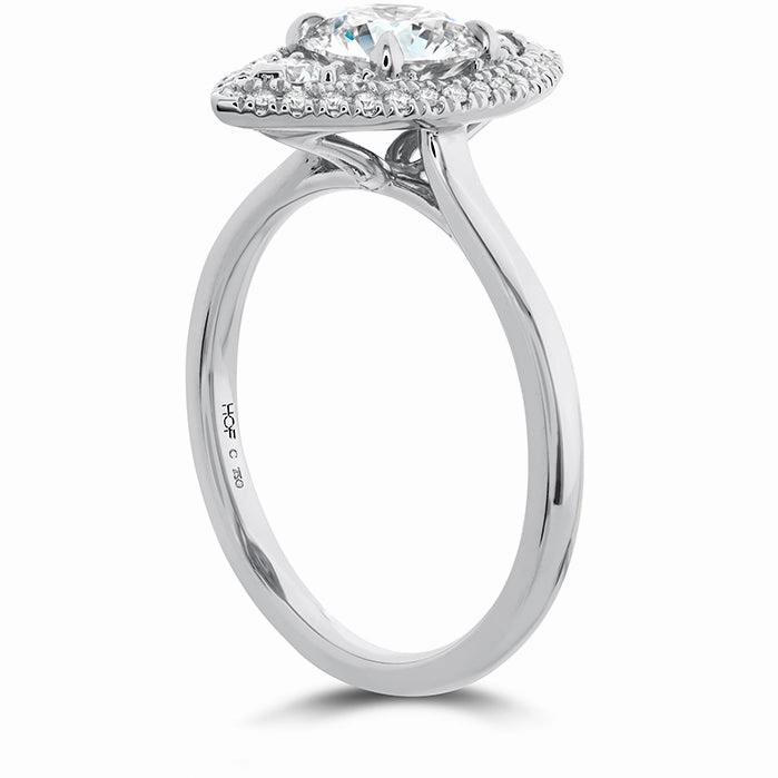 Hearts On Fire Juliette Marquise Halo Engagement Ring