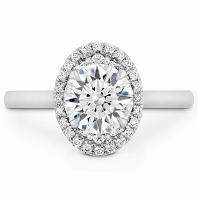 Hearts On Fire Juliette Oval Halo Diamond Engagement Ring