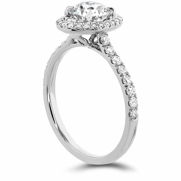 Hearts On Fire Juliette Oval Halo Diamond Engagement Ring
