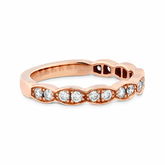 Hearts On Fire Larelei Floral Midi Diamond Band