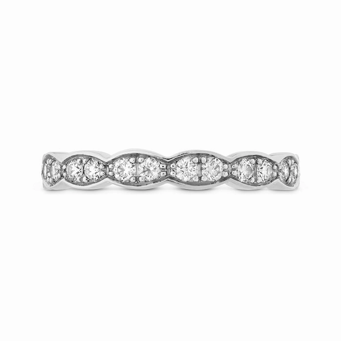 Hearts On Fire Larelei Floral Midi Diamond Band