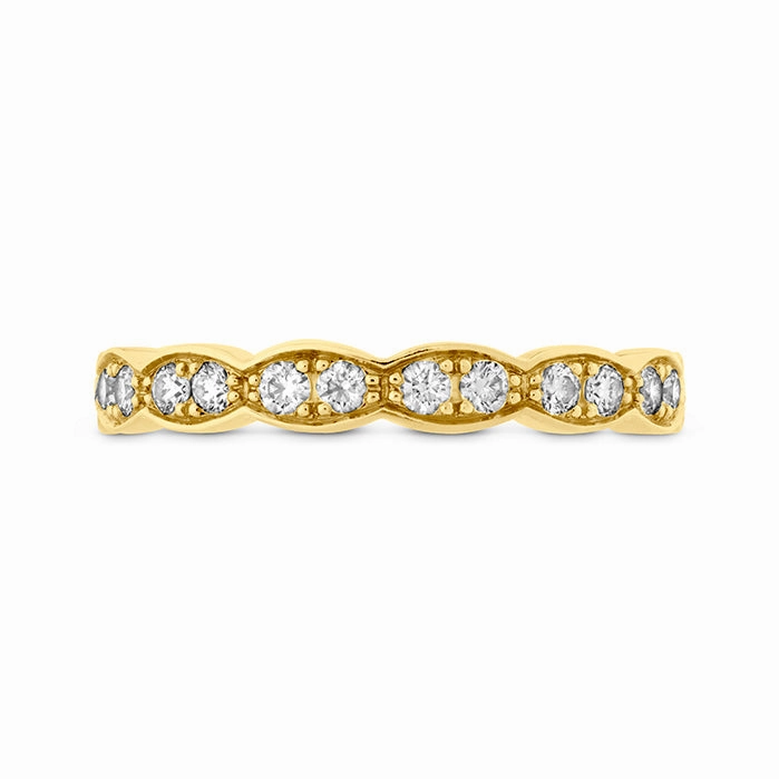 Hearts On Fire Larelei Floral Midi Diamond Band