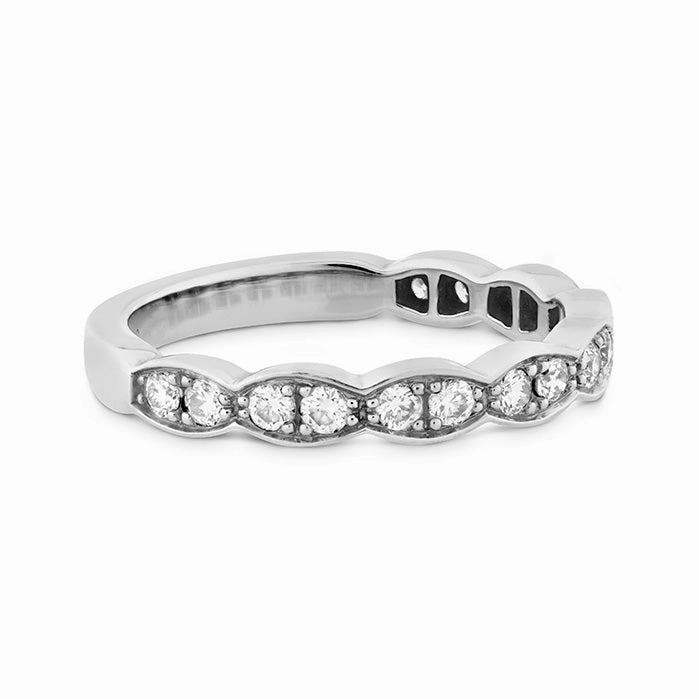 Hearts On Fire Larelei Floral Midi Diamond Band