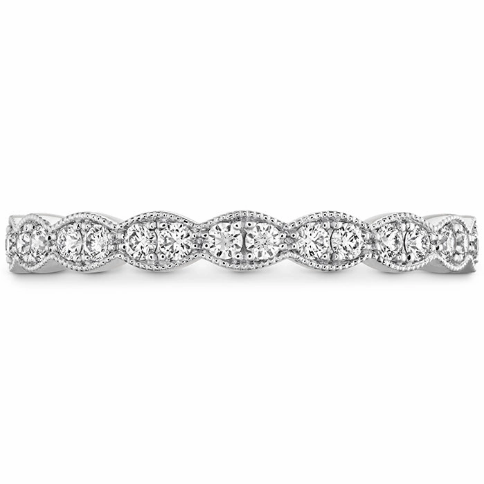 Hearts On Fire Larelei Floral Milgrain Diamond Band