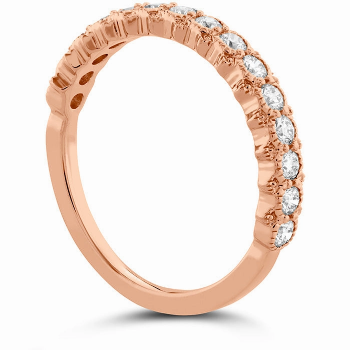 Hearts On Fire Liliana Bezel Milgrain Diamond Band