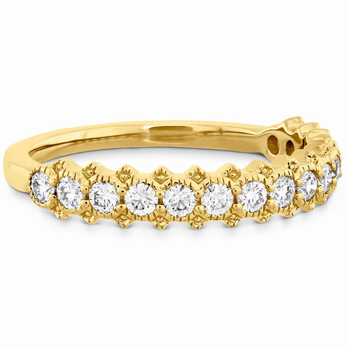 Hearts On Fire Liliana Bezel Milgrain Diamond Band