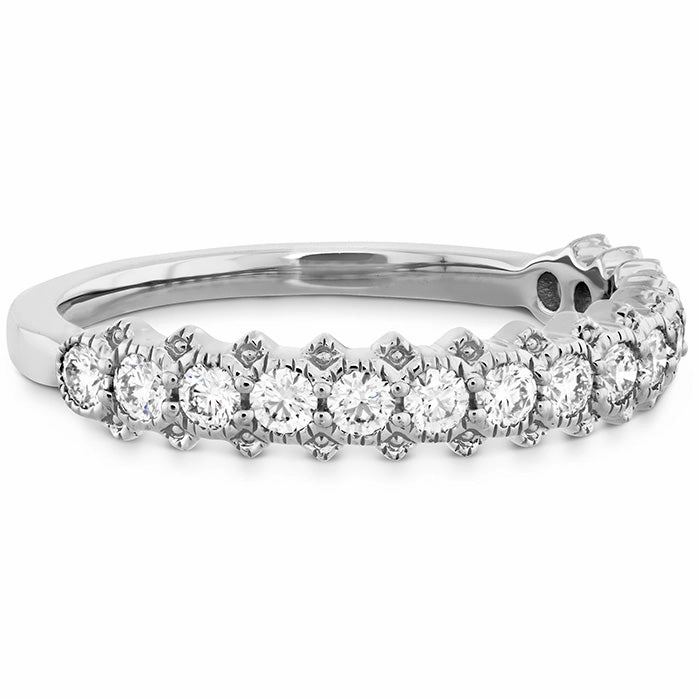Hearts On Fire Liliana Bezel Milgrain Diamond Band