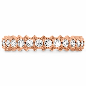 Hearts On Fire Liliana Bezel Milgrain Diamond Band