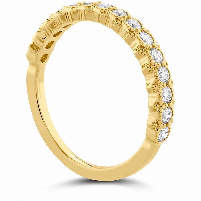 Hearts On Fire Liliana Bezel Milgrain Diamond Band